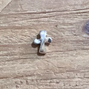 Sterling Silver petite Cross slide necklace Pendant